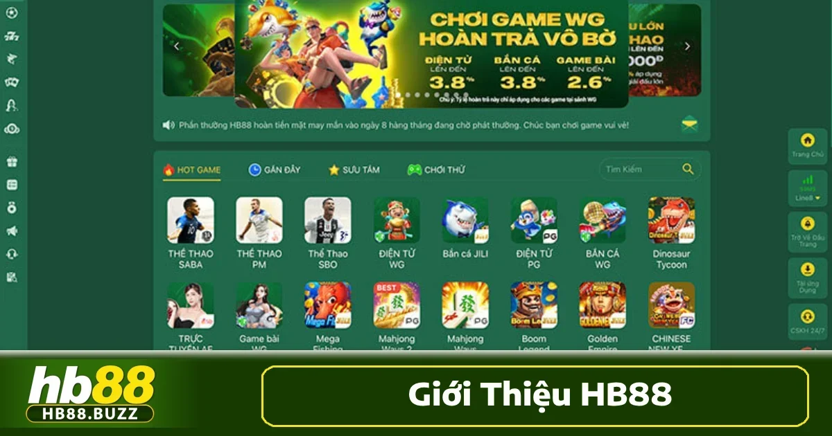 HB88 24 HB88 nổi bật như một biểu tượng của độ uy tín, chất lượng và trải nghiệm người chơi vượt trội.